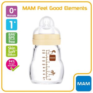 MAM Babyflasche Feel Good Elements 'Hase / Fuchs'