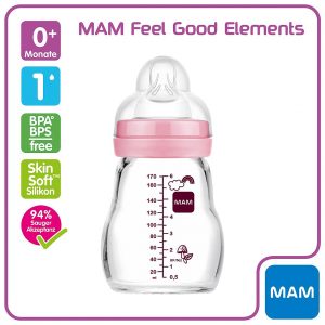 MAM Babyflasche Feel Good Elements 'Vogel  /Eichhörnchen'
