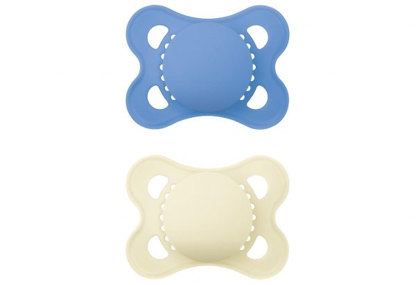 MAM Schnuller Original Pure plain Silikon boy 2er Set 2er Set