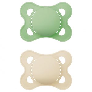 MAM Schnuller Original Pure plain Silikon uni 2er Set 2er Set