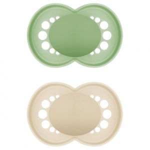 MAM Schnuller Original Pure plain Silikon uni 2er Set 2er Set