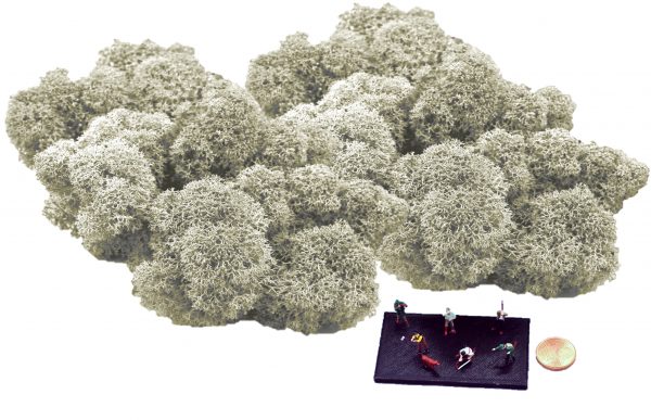 Muwse Islandmoos Cremeweiss 50 g Maßstab Spur TT Modellbau